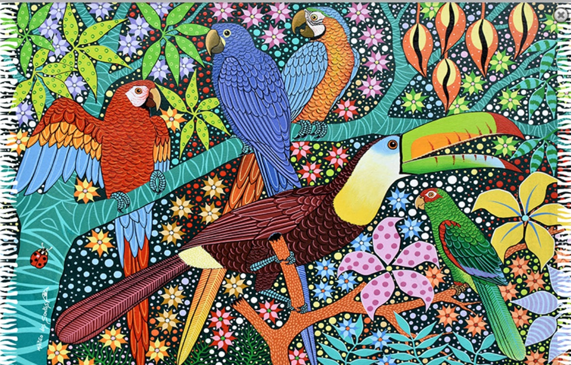 Native Birds and Forest Sarong of Brazil’s forests