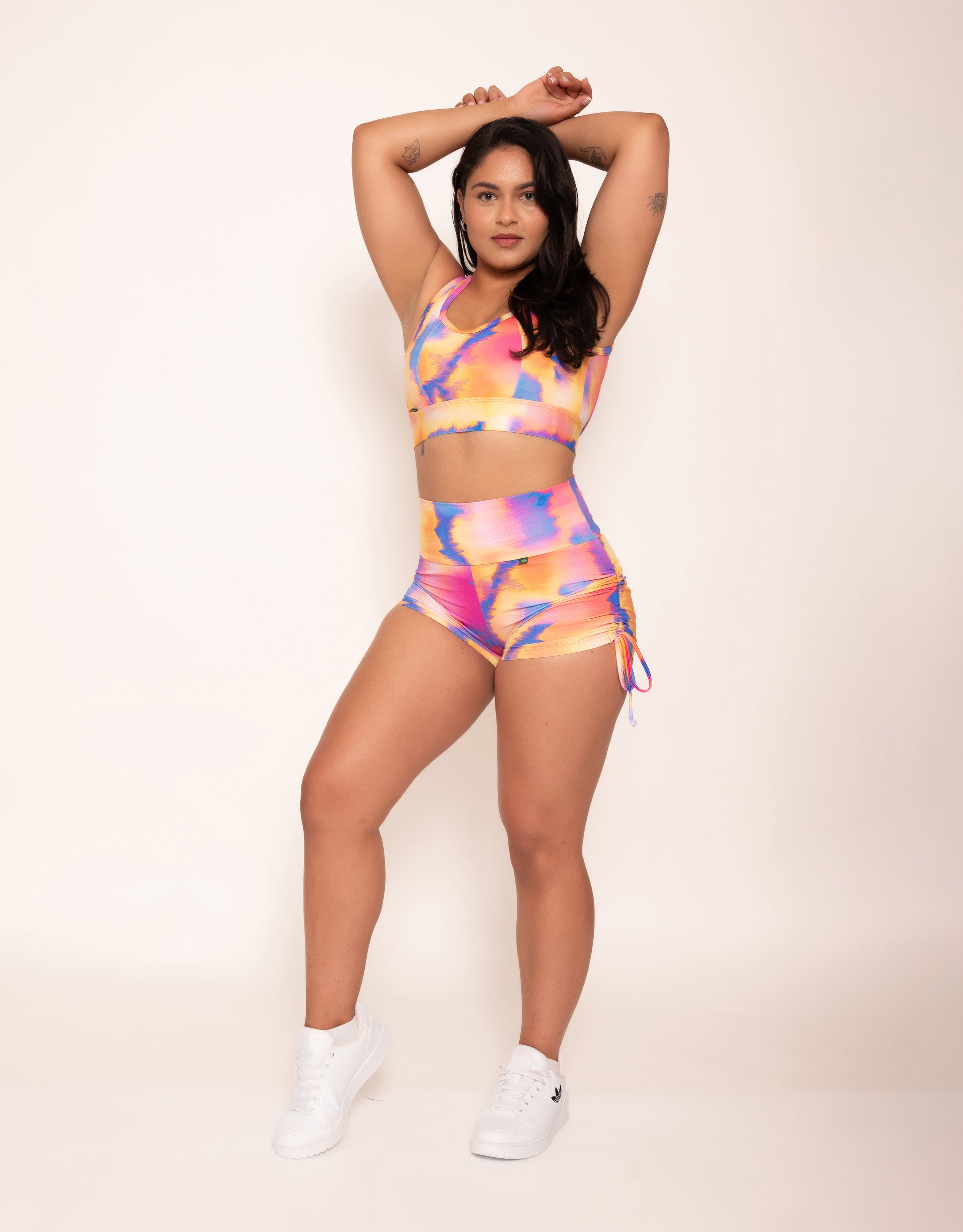 Candy Floss Sports Bra and Shorts Set