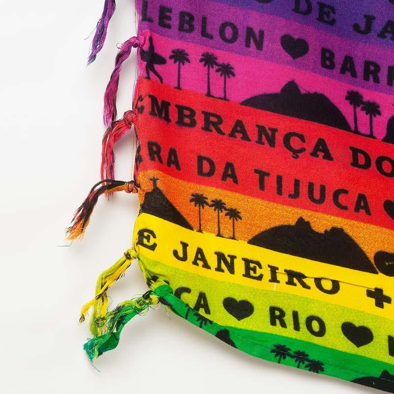 colourful brazilian sarong, fitinha rio de janeiro